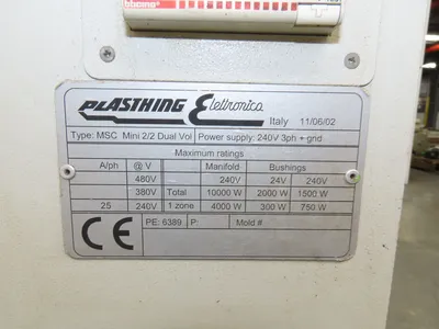 Plasthing Elettronica MSC12 Mobile Hot Runner Control Panel Module MSC Mini 2/2