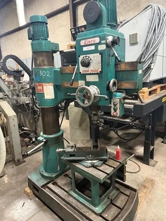 Used 1987 ENCO DSR-750S RADIAL ARM DRILL Radial Drills Arkansas US | SMF MACHINE TOOLS #301481
