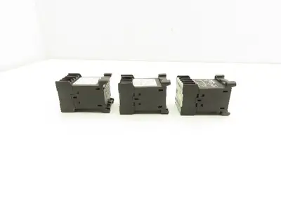 Siemens 3TF2810-0LB4 Contactor Sz 00 3-Pole 16A 1NO 600V 3PH 24VDC Coil Lot of 3