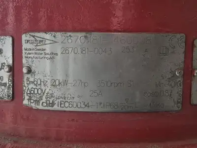 Used FLYGT 2670.181-0043 Parts (Hydraulics and Pneumatics) British Columbia CA | Lenmark #256328