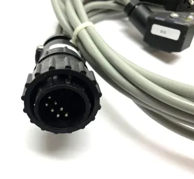 USED STERIS REV. 1.2 DOUBLE ENDED CORDSET 7-PIN TO 8 SOLENOID PLUG-INS