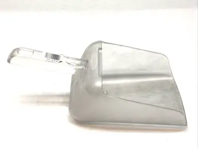 USED RUBBERMAID BOUNCER CONTOUR SCOOP 64 OZ CLEAR