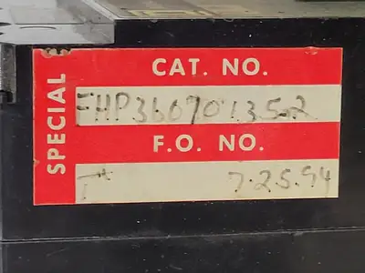 USED SQUARE D FHP360701352