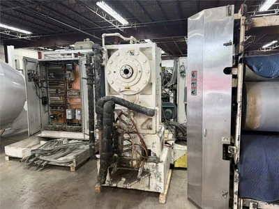 6" Welex Extruder, 30:1 L/D, 500 HP AC Motor