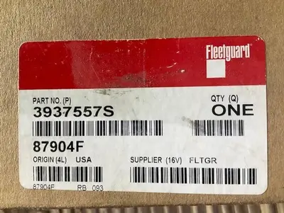 Fleetguard Filter Element PN 3937557S