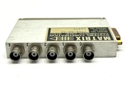 7704-DR-50 | Matrix Systems  Coaxial Relay Module 7000 Series Options DR 50 - Used