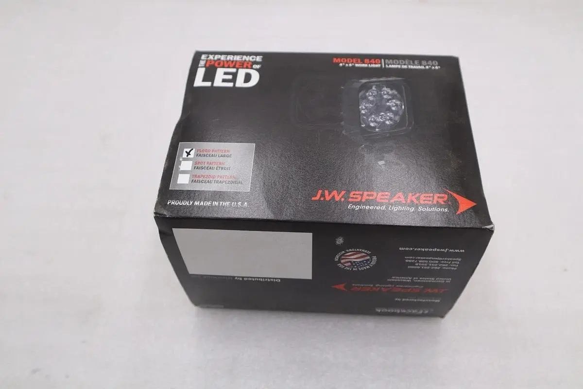 NEW JW SPEAKER 840 Trapezoid 12 - 24 Volt Work Spotlight STOCK GF670