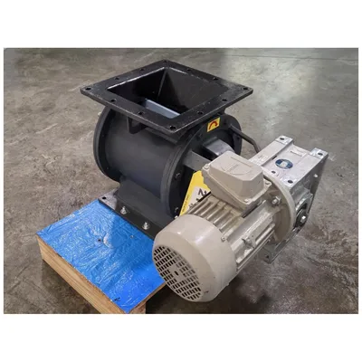 New 10" x 10" MiTeck Systems Carbon Steel Heavy Duty Rotary Airlock Valve