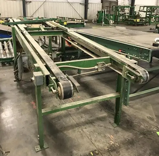 53 INCH x 14 FT LONG DOUBLE BELT INCLINE CONVEYOR