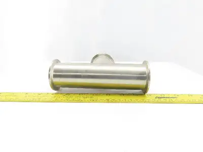 2" Flanged Stainless Steel Sanitary Tee