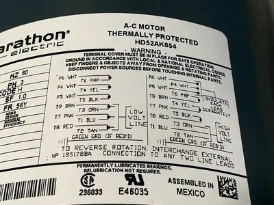 Used MARATHON ELECTRIC 5K49ZN6390S Motors (misc) Ohio US | HGR 24 #1556787
