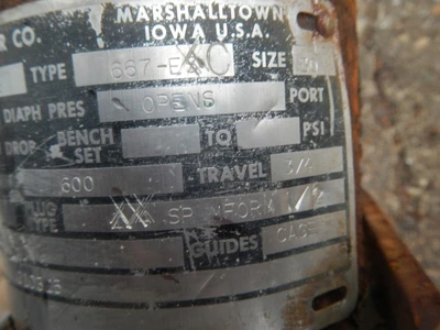 Fisher 1" 300 Class Stainless Control Valve