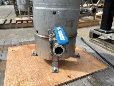 Tank, 30 Gallon, 316L Stainless Steel, 100 PSI, DT/DB, Alloy Products #S744749