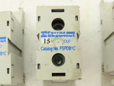 Ferraz Shawmut FSPDB1C Power Distribution Block 600V 175A Line 2/0-#14 Lot of 3