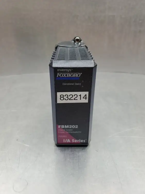 Used Foxboro FBM202 Channel Isolated 8-Input Thermocouple Module, P0926EQ PLC Input & Output South Carolina US | Palmetto Automation #1511044