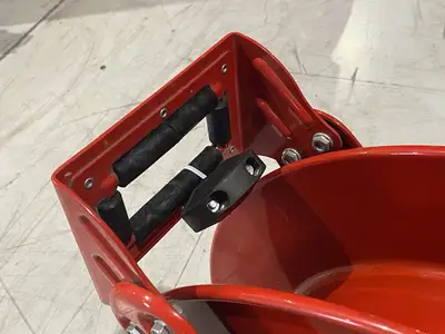 Used Reelcraft Spring-Return Dual-Pedestal Hose Reel Plumbing Equipment Michigan US | Maverick Industrial Sales #1395473