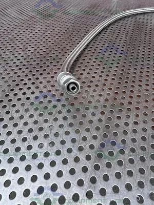 Unbranded 36" Stainless Steel Braided Hose w/ 1/2" NPT Fittings