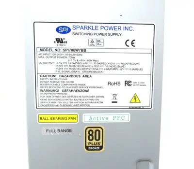 NEW SPARKLE POWER SPI700W7BB SWITCHING POWER SUPPLY