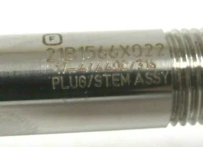 NEW FISHER 21B1566X022 17-4H1075/440C 032-103534107A PLUG STEM ASSY