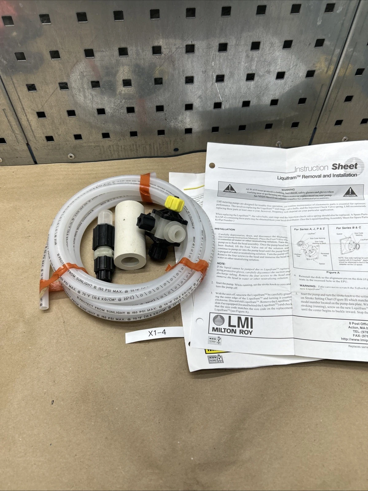 New LMI MILTON ROY Injection Check Valve& Discharge Tubing Kit Fast 🇺🇸 Shipped