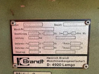 BRANDT KTD-65 EDGE-BANDER
