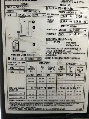 Used RAYMOND 520OPC30TT Order Pickers Illinois US | Somerset Equipment Sales #1546148