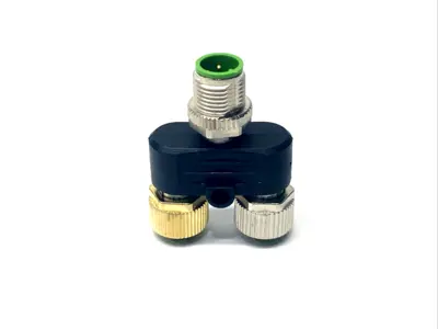 7000-42141-0000000 | Murr Elektronik  T-Coupler M12 5-Pin, Male To x2 Female - New Other