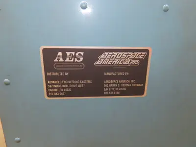 Aerospace America Air Filtration Dust Filter Collector 3Hp 230/460V No Filter