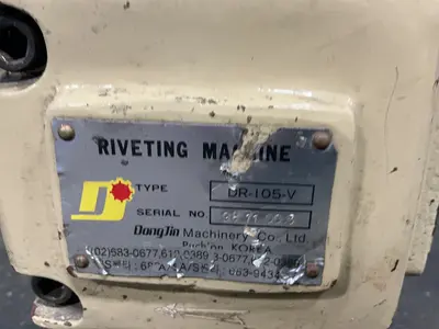 Used DONGJIN MACHINERY CO., LTD. DR105V Riveters Ohio US | HGR 24 #1437868