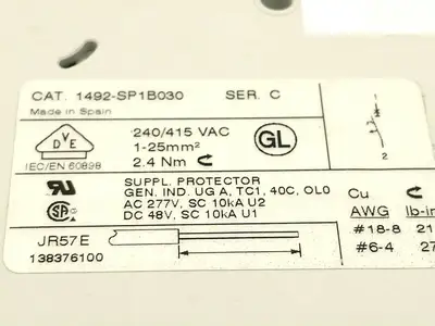 USED ALLEN-BRADLEY 3A MCB