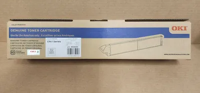 OKI COLOR PRINTERS 45536405 C941 White Toner Cartridge | Styers Equipment Company (1)
