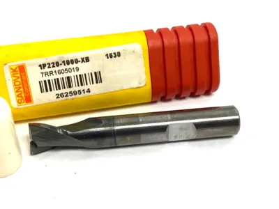 1P220-1000-XB 1630 | Sandvik  CoroMill® Plura Solid Carbide End Mill 26259514 - New – Open box