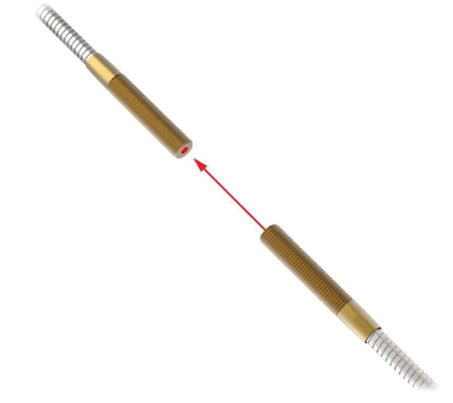 Banner IT210S 17345 Fiber Optics, Glass Fiber, Opposed, Length 3m, Angle [New]