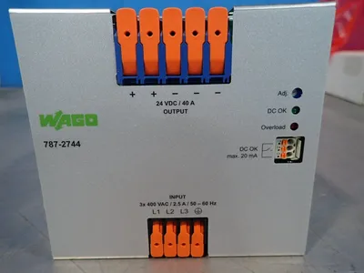 Used WAGO 7872744 DIN Rail Power Supplies | HGR 24 #797754