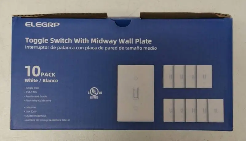 ELEGRP | Toggle Switches - 10 Pack - New