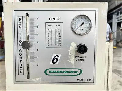 USED 1999 GREENERD PRESSES GREENERD HPB-7 PRESS