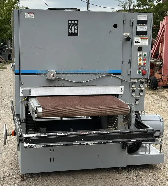 Used AEM 502-37 Wide Belt Sanders Illinois US | Pleasant Street Machinery #924861