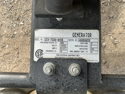Used MI-T-M GEN-7500-0MH0 Portable Generators Michigan US | Miedema Asset Management Group #1761386