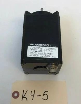 Used Grosschopp WK1665801 Servo Motors | J&J Industrial Supply #500521