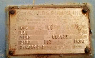 USED GOULDS 3196