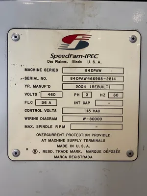 2004 SPEEDFAM 84DPAW Finishing Equipment | GMT (17)