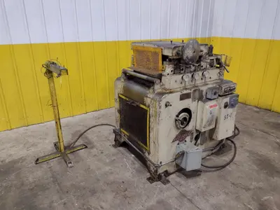 12" X .093" LITTELL MODEL #418-7PDL 7 ROLL MOTORIZED COIL STRIP STRAIGHTENER: YOBRO #24942