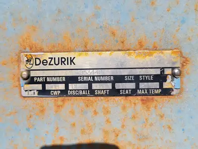 USED DEZURIK 9650220R002