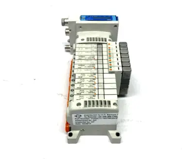VV5QC11-12N7SEAN-D0S, VVQ1000-10A-1, VQC1400N-51, VQC1500N-51, | SMC VV5QC11-12N7SEAN-D0S Pneumatic Solenoid Valve Manifold, 12-Station - Used