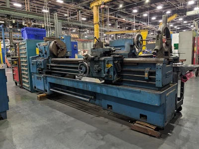 Mori Seiki MR-2000G Manual Lathe Apprx. 16" 3-Jaw Chuck, Apprx. 22-24" swing, Apprx. 76-78" distance