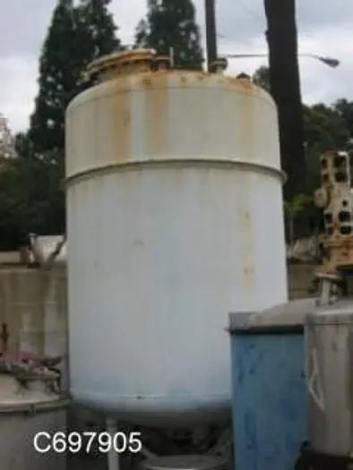 Tank, 2,000 Gallon, Rubber Lined, 6' X 10', 50 PSI, Unused, #C697905