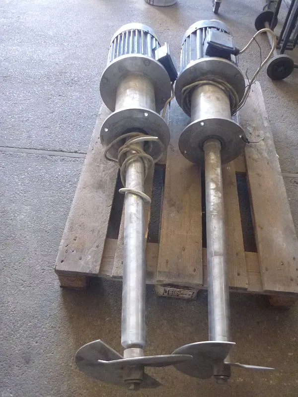 3 kW 720 Rpm Disc Type Agitator