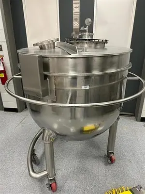 Groen model N-150SP 150 gallon 316 stainless steel tank
