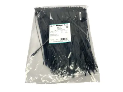New | in-Stock Panduit Black Weather Resistant Nylon Marker Ties 14.6" Long PKG OF 500 Misc Fasteners Michigan US | Maverick Industrial Sales #1397604