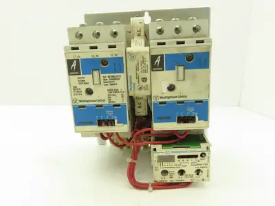 Westinghouse Control W210MLCFCY7 Advantage Reversing Contactor Assy 3Ph 2Hp